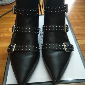 Nine West Seraphim Leather Boots Sz 8.5